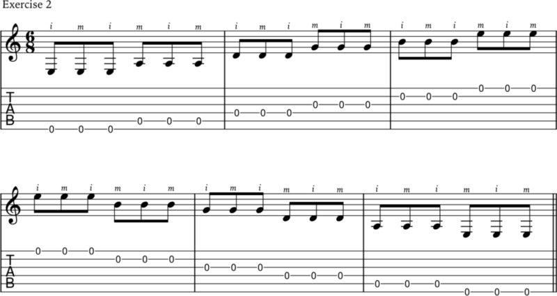 Fingerpicking exercise 2