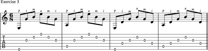 Fingerpicking exercise 3