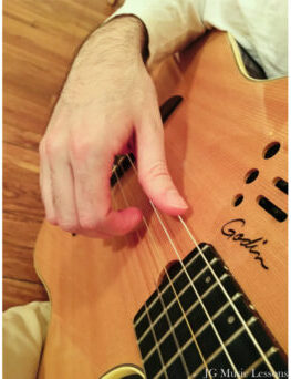 Hand position finger picking