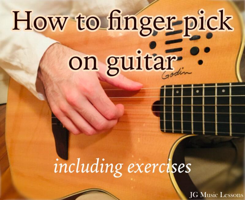 How to finger pick on guitar - post cover