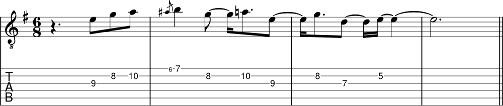  rhythmic idea example 2
