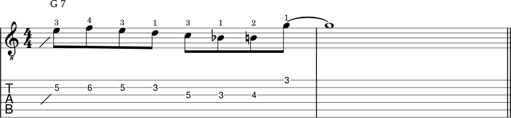 blues lick 1