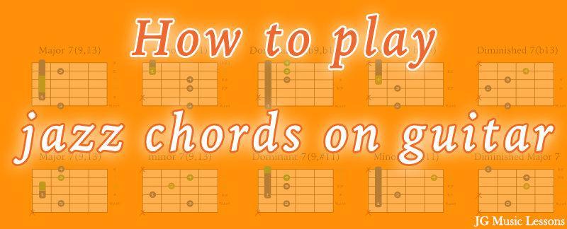 How to play jazz chords on guitar - cover