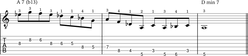 Altered scale example 5