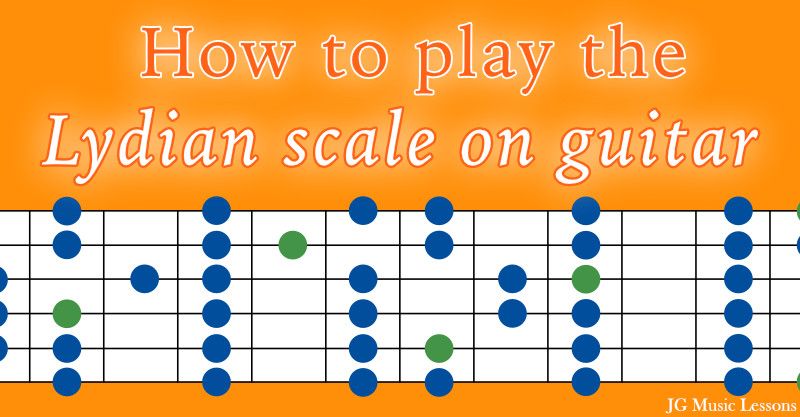 How to play the Lydian scale on guitar - post cover