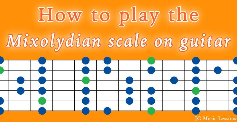 How to play the mixolydian scale on guitar - cover