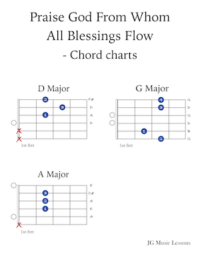 Praise God From Whom All Blessings Flow - guitar chord charts