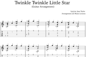 Twinkle Twinkle Little Star sheet music store cover