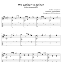 We Gather Together - PDFs