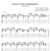 Great is Thy Faithfulness - PDFs